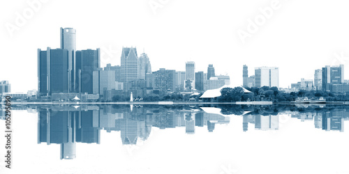 Detroit, USA - July 4 :Detroit has had the most dramatic decline in population of the past 60 years down 1,135,971 , on July 4,2015 Detroit, USA 