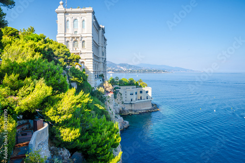  Side of Oceanographic Institute museum in Principality of Monaco