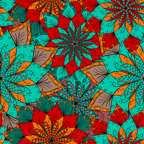 Flower mandala background