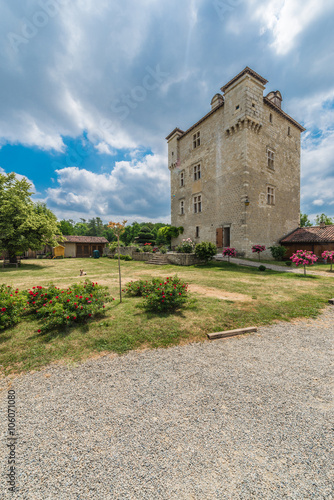 Herrebouc tower in Gers, Southern France.
