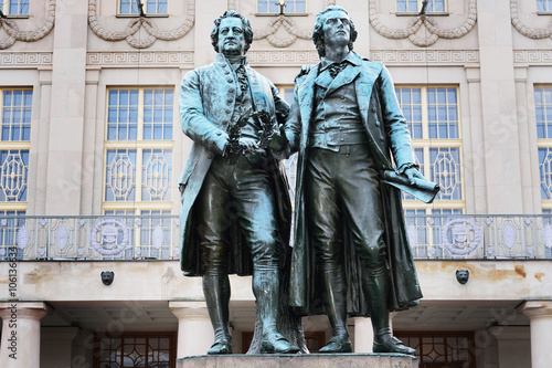 Goethe - Schiller - Denkmal in Weimar