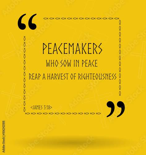 Bible quotes about peace and peacemakers