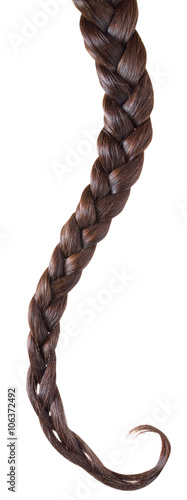 Women braid isolated