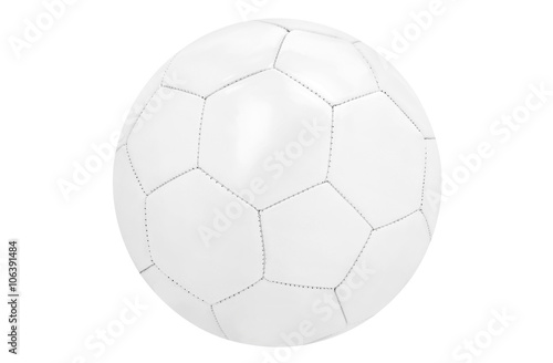 isolated retro soccer ball incl. clipping path