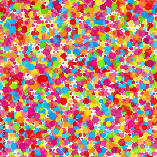 Colorful round celebration background. Vector