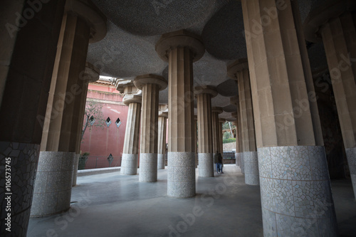 park guell barcelona spain