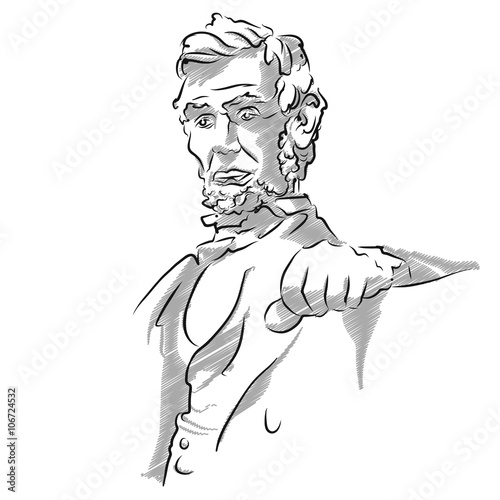 Abraham Lincoln Memorial Sketch