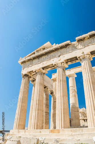 Parthenon temple on the Acropolis in Athens, Greece