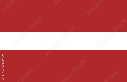 Latvian flag.