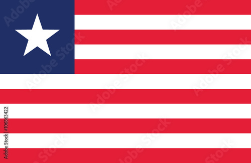 Liberia flag.