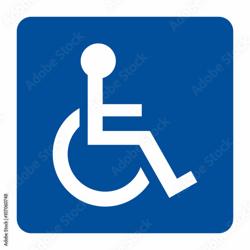 Disabled sign