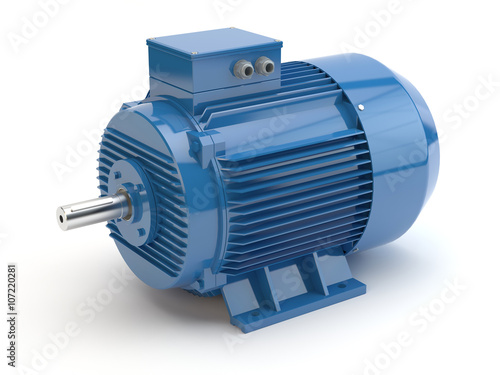 Blue electric motor