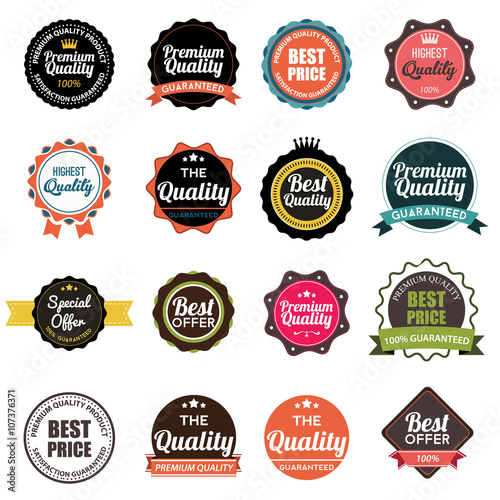 Web stickers, banners and labels. Sale arrow tag icons. Discount special offer symbols. 50%, 60%, 70% and 80% percent discount signs. Price tags set. Vector
