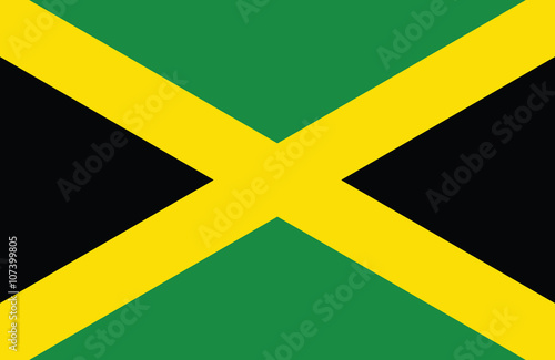 Jamaican flag.