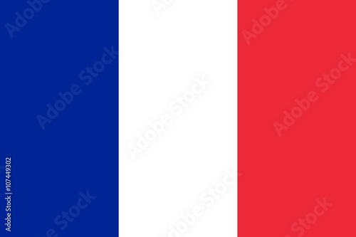 Vector of French flag.