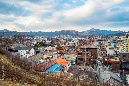 View of Seoul from Naksan park