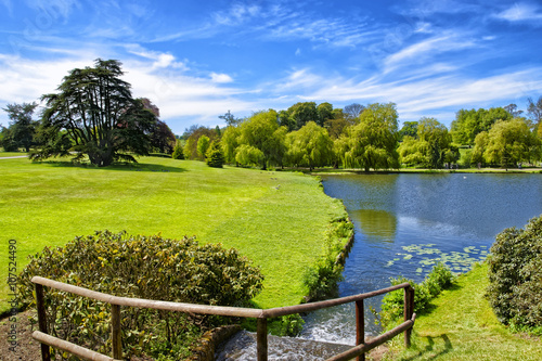 Pond near Leeds Castle in Kent