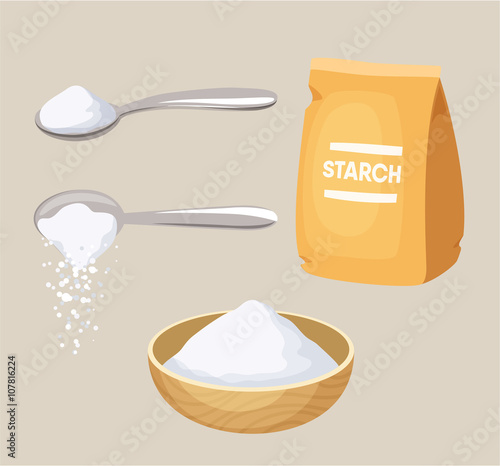 Set of starch 