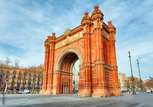 Barcelona, Arc de Triomph, Spain