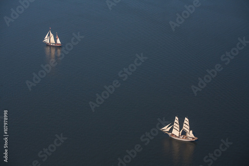 Tall ship race. Regatta in Baltic sea. Latva.