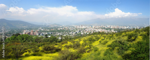 Panorama Santiago de Chile 