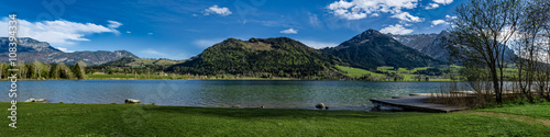 Panorama Walchsee in Tirol