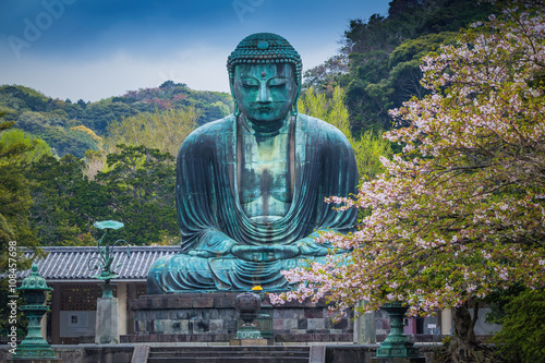 Famous Great Buddha bronze statue in Kamakura, Kotokuin Temple.
