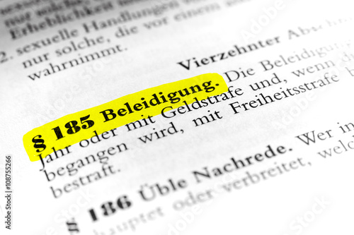 § 185 StGB Beleidigung