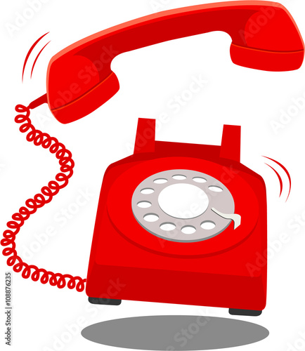 Ringing Red Telephone