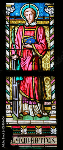 Stained Glass - Saint Lawrence of Rome