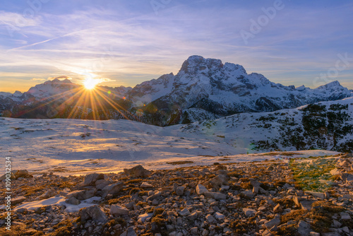 Südtirol Dolomiten Alpen - alps Dolomiti winter 