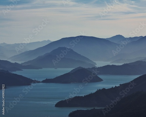 Evening in the Marlborough Sounds
