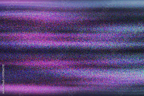 VHS Glitch Violet Texture