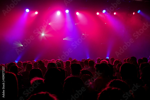Colorful and vivid stage spotlight background