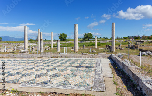 Ruins of ancient Pella, Macedonia, Greece