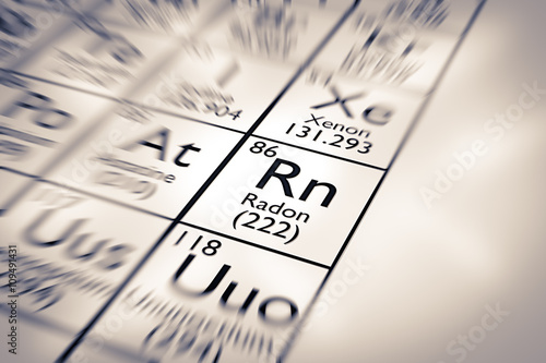 Focus on Radon Chemical Element from the Mendeleev Periodic Table