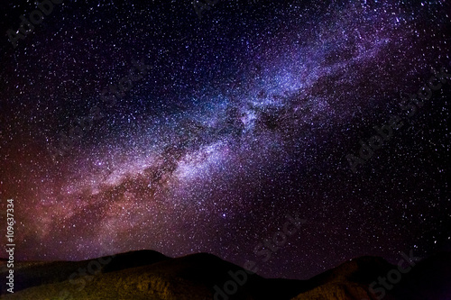 The Milky Way. Image taken in Morocco at summer