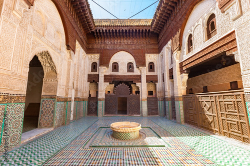 Bou Inania Madrasa in Meknes, Morocco