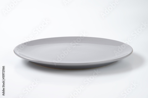grey dinner plate