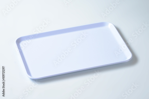 white serving tray