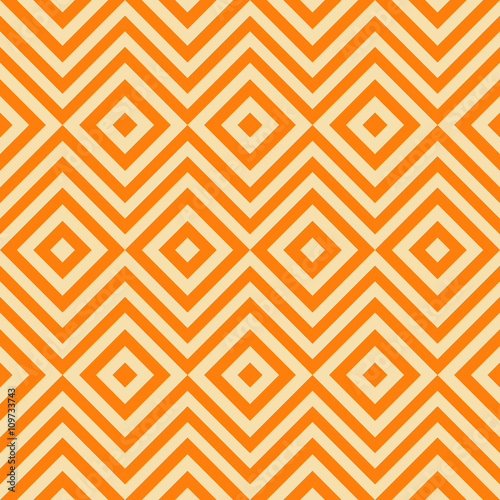 Ethnic tribal zig zag and rhombus seamless pattern. 