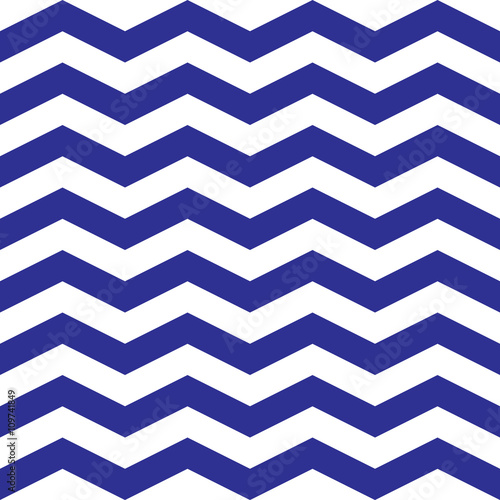 Zigzag Blue Pattern. Zigzag Background in Vector