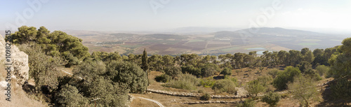 Foto panoramica monte tabor