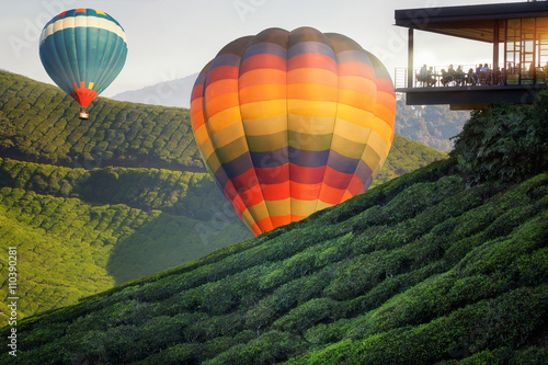 Balloon and Viewpoint on the top of cameron highland