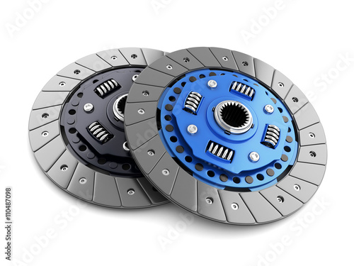 Two clutch disc car