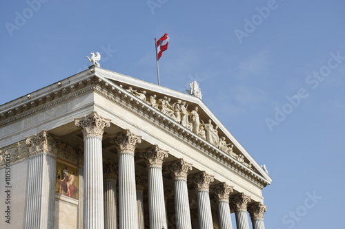 Parlament Wien, Parlament, Parlamentsgebäude, Wien, Dr.-Karl-Renner-Ring, Ringstraße, griechisch-römisch, Regierungssitz