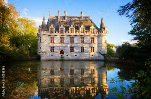 Azay-le-Rideau castle, France