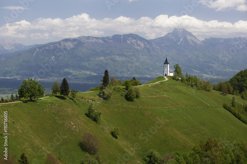 Slovenia, Słowenia, Jamnik, kościół, church