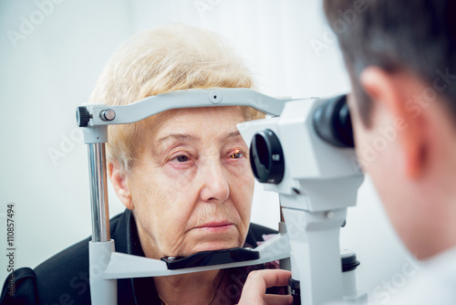 Consultation with an ophthalmologist