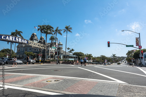 Carlsbad village, California 